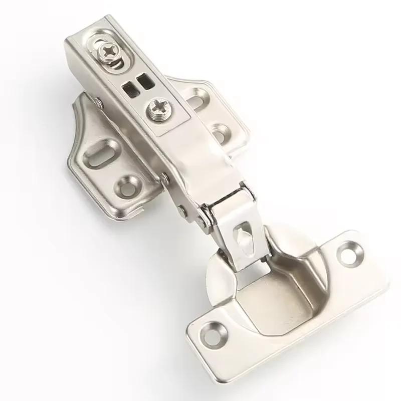 New Arrival 82g Slide on 4 Holes Hydraulic Cabinet Hinge Self Closing Face Frame Hinge for Sliding Bar Ball Cabinet