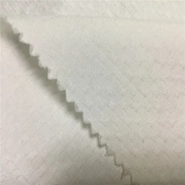 Высококачественная однотонная окрашенная жаккардовая ткань 100% хлопок добби ткань хлопок жаккардовая ткань