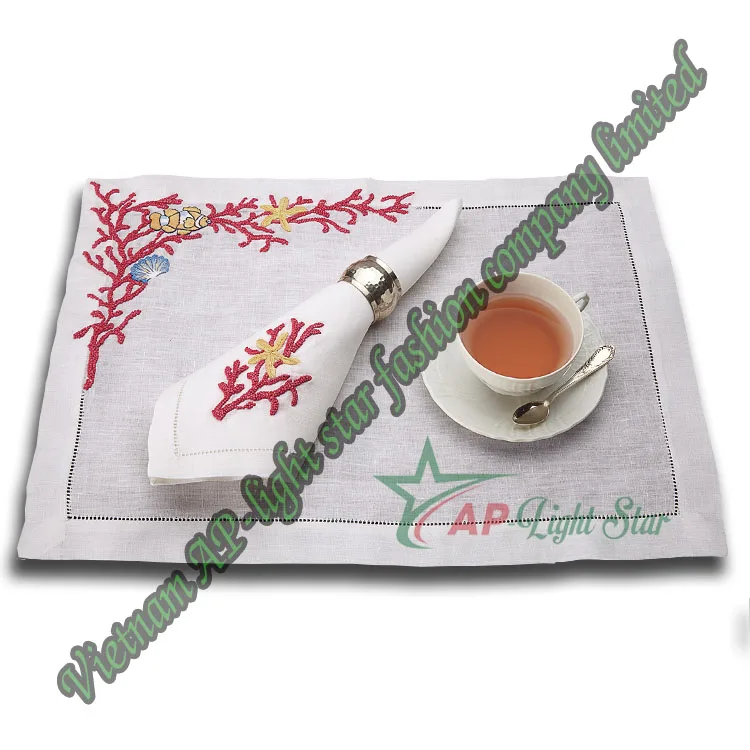 THE BEST SELLER EMBROIDERED NAPKINS FOR HOTELS