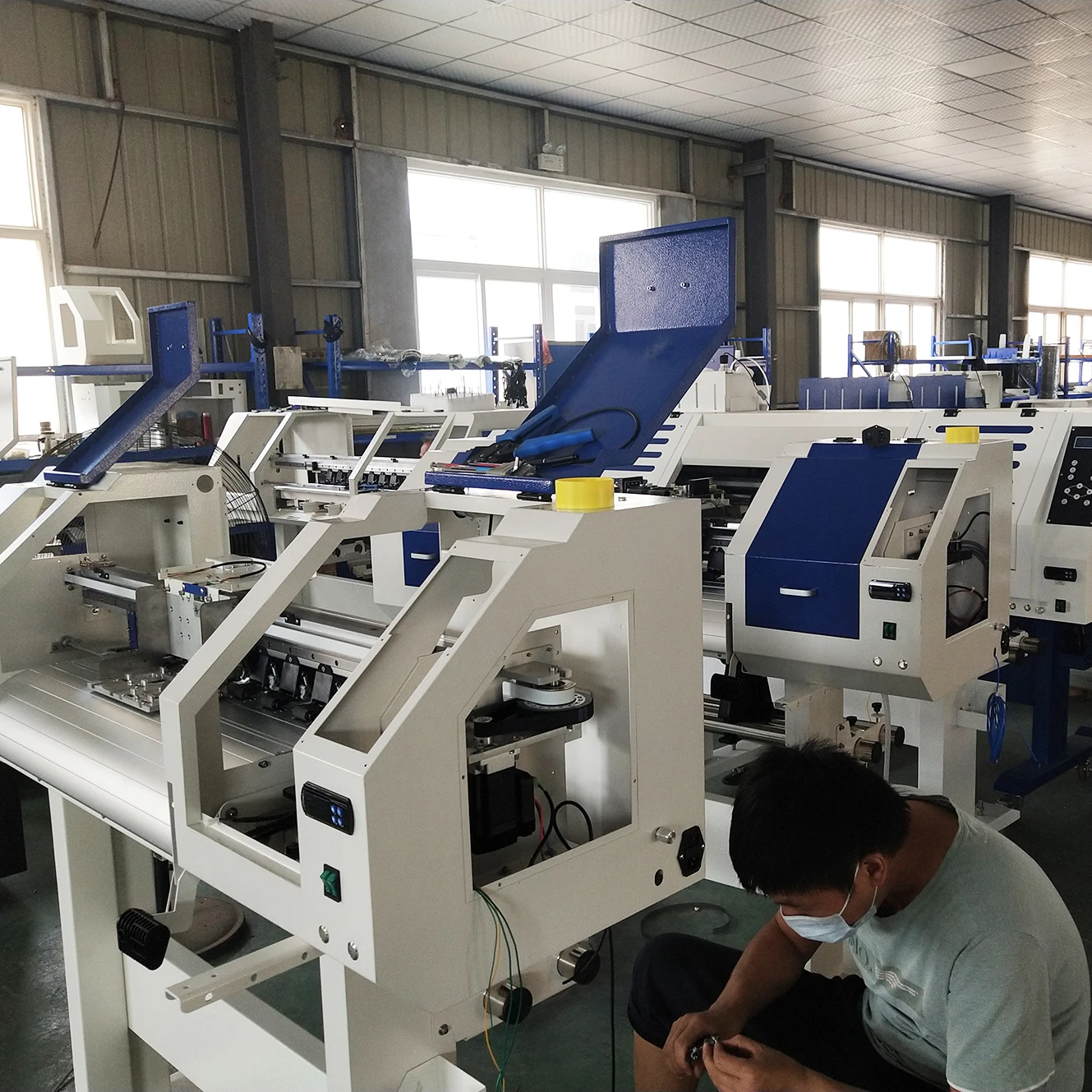 commercial  48 inches Double Heads DTF PET Film Printer with Powder Shaking and Heating Machine