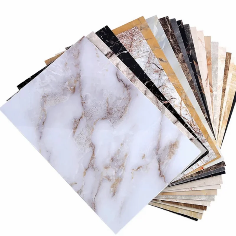 Marble-like UV mdf board plate PVC microlite 1.22 m large plate surface Wall background