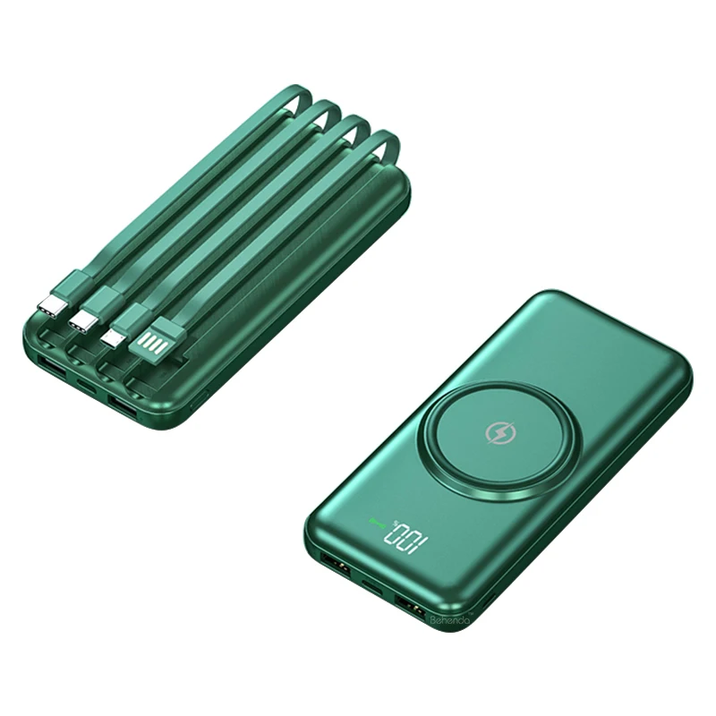 Заводская оптовая цена реальный собственный шнур 10000 мАч мобильный Powerbank подарок рекламная реклама уличный для