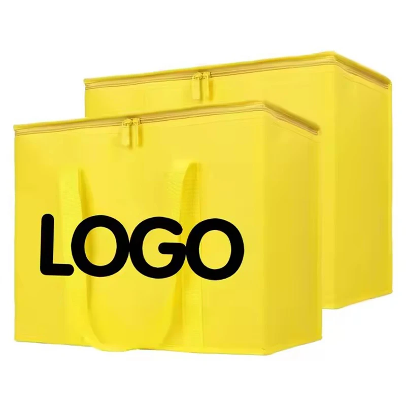 Large Capacity Food Delivery Picnic Camping Tote Cooler Lunch Bag Insulated Warmer Pizza Bags