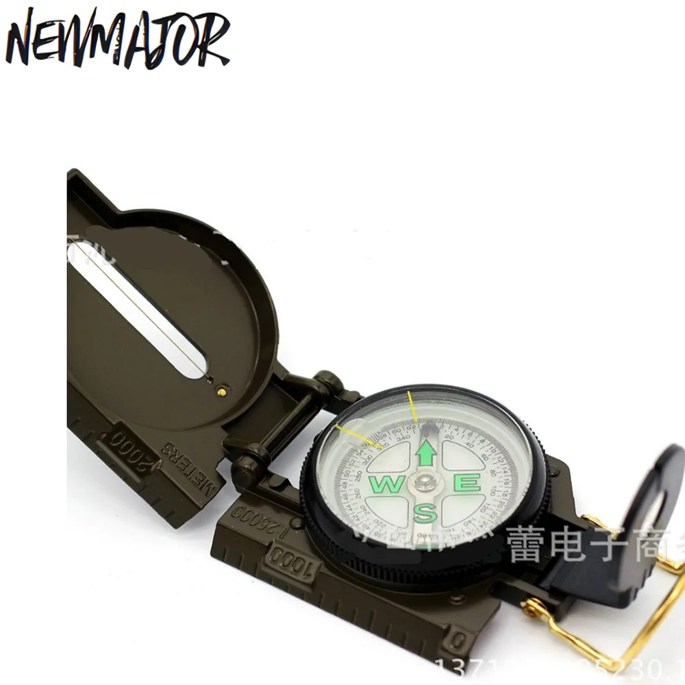 NEWMAJOR Multifunctional Survival Compass, Waterproof Portable Compass For Outdoor Camping Hiking Travel,Navigation