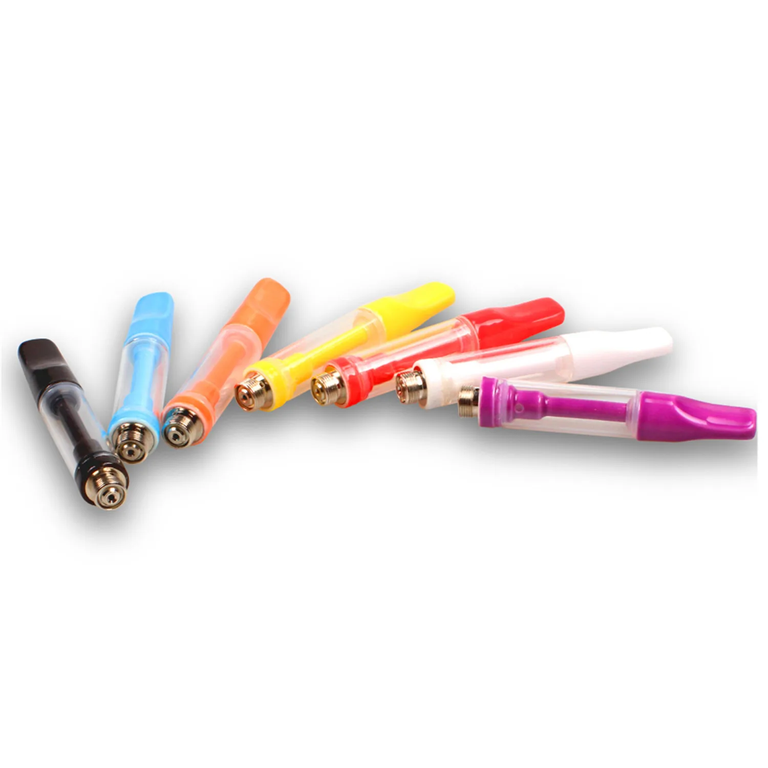 2021 hot popular  full ceramic vaporizer cartridge 510 cbd cartridge glass tank ceramic coil vape