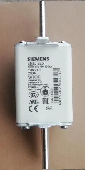 Предохранители: 3NE3222 125A 1000V NH1 / 3NE3221 100A 3NE3224 160A 3NE3225 200A 3NE3227 250A 3NE3230-0 315A