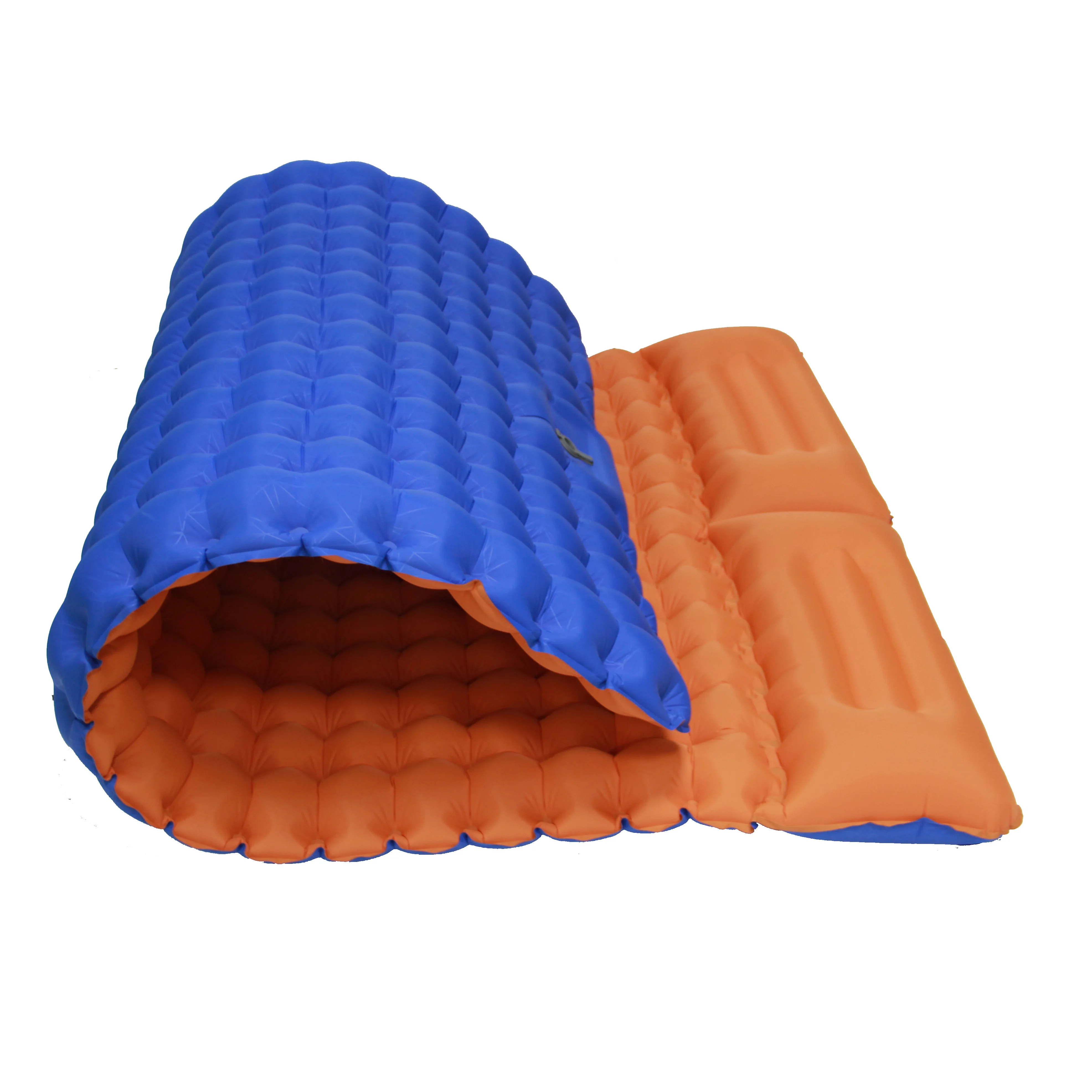 double camping sleeping pad camping sleeping pad mat double camping pad with pillow