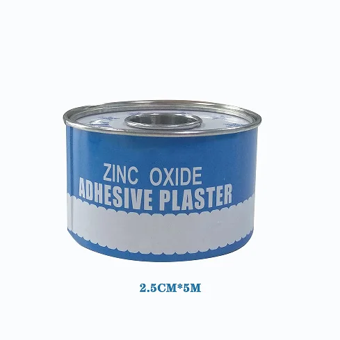 Attractive Price New Type Tape Plaster Zinc Oxide Adhesive Tape With Metal Package
