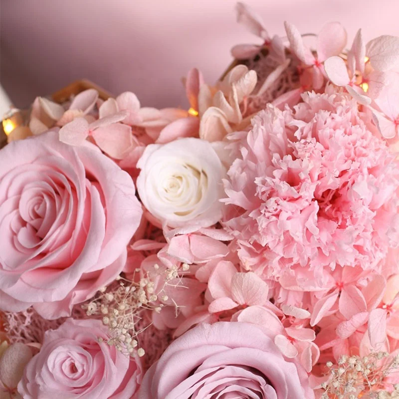 Hot Selling Wholesale hot sales decoration flower died eternal forever carnation preserved roses for Mothers day gift