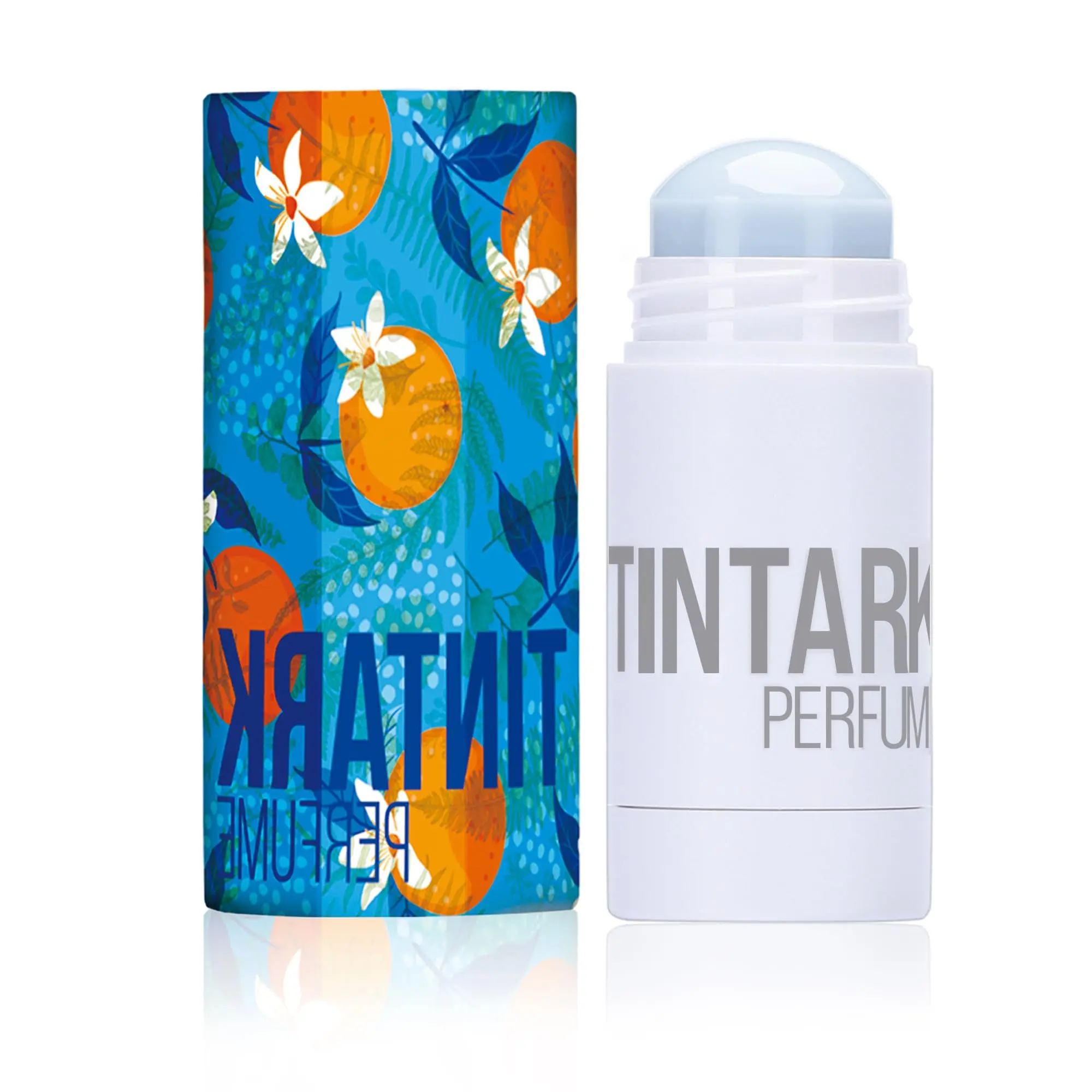 Custom solid perfume deodorization balm skin care products natural antiperspirant stick creeper floral 2-in-1 deodorant stick