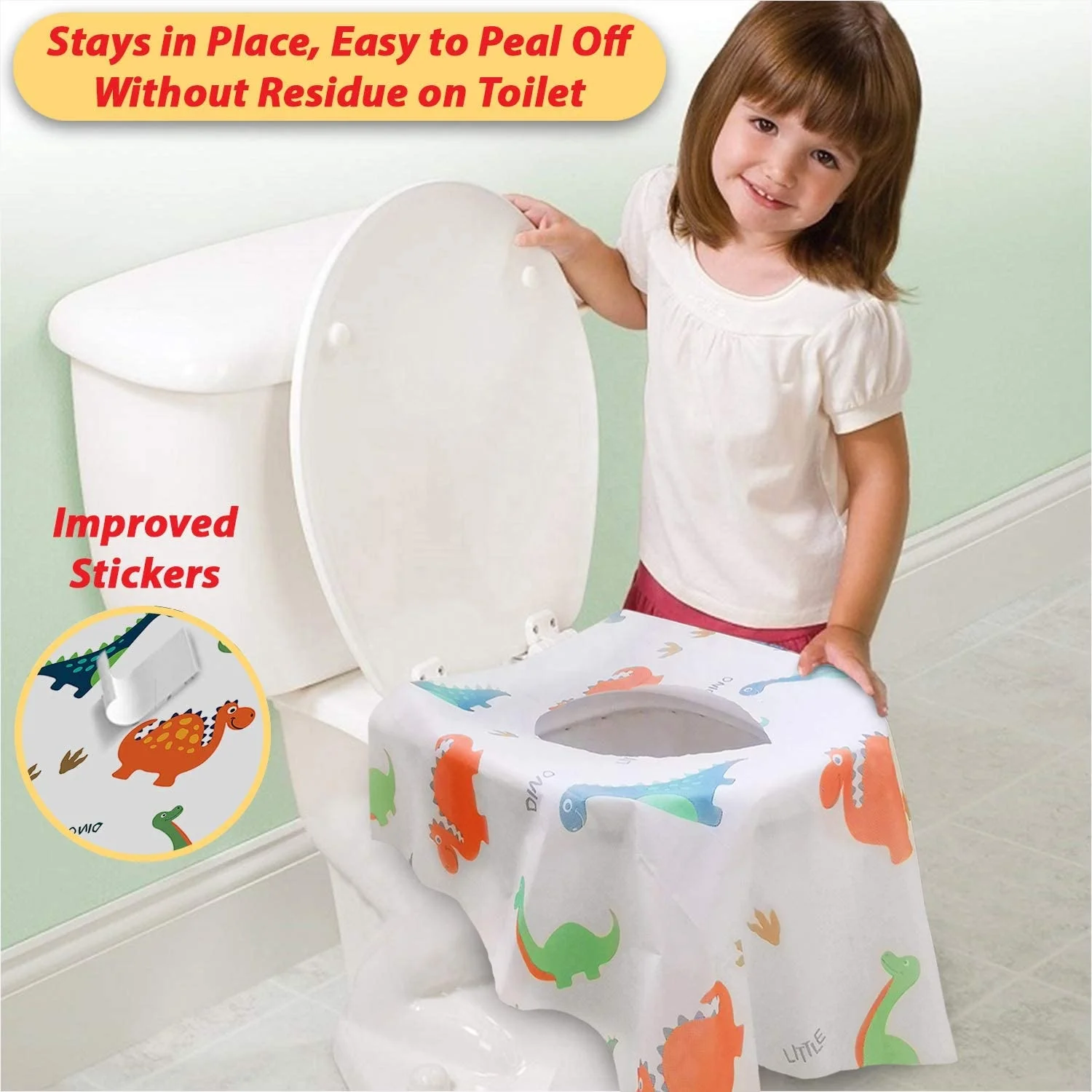 Eco-friendly Disposable Hygienic One Time Use Flushable Waterproof Toilet Seat Covers