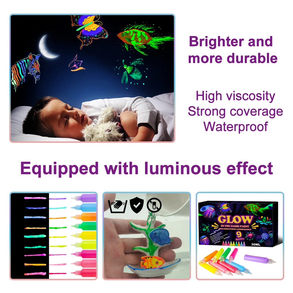 KHY Adult Diy Painting Kit Acryl Activity For Kids Child Paint Set