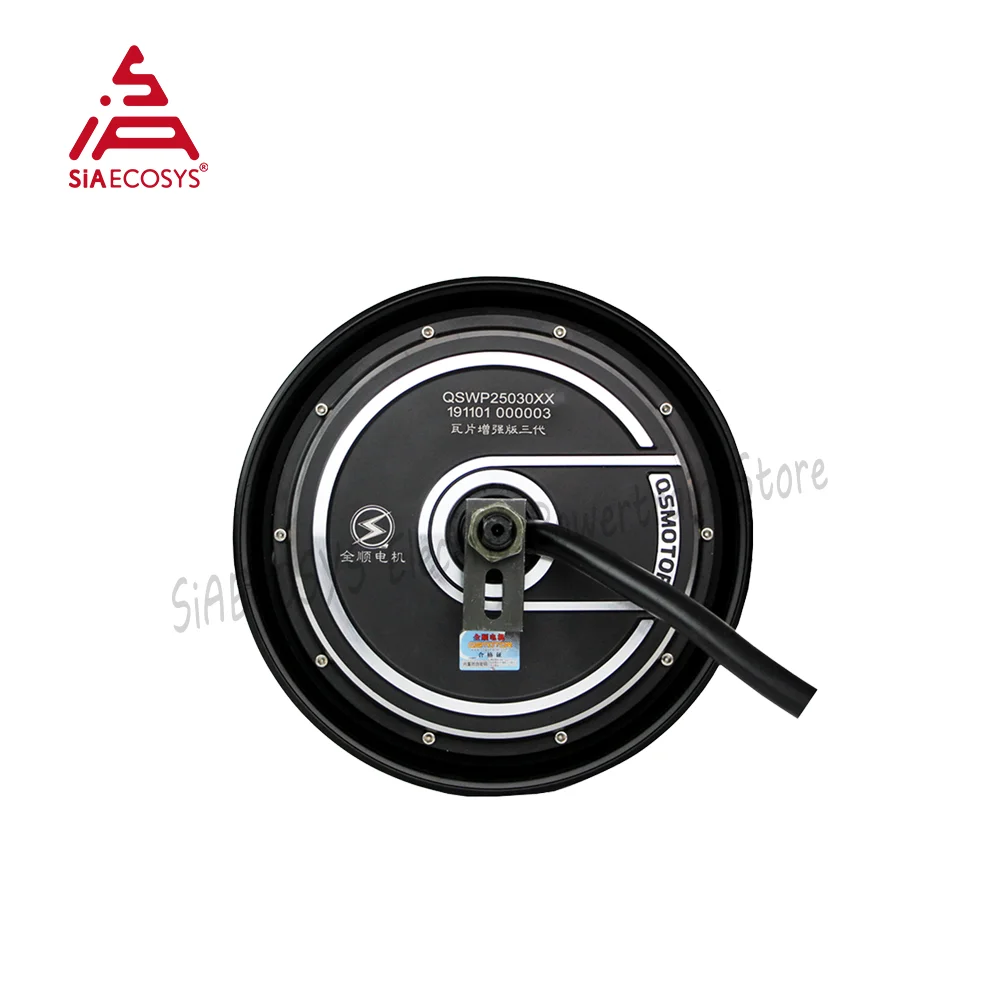 High Power QSMOTOR 10inch 2500w V4.2 72V 106kmh DC Brushless Racing Scooter Electric Hub Motor with CE