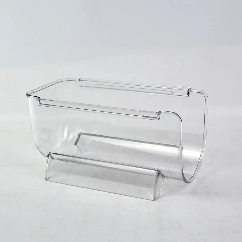 2 Packs Stackable Soda Beverage Canned Refrigerator Organizer Bins Clear Plastic Pantry Fridge Storage Rack BPA free