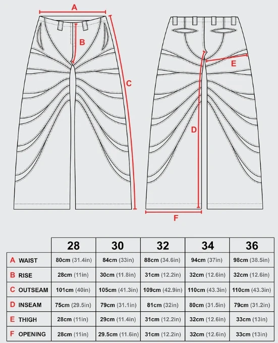 High Street bungee style contrast curved seam panels detail wide leg cargo pants 100% cotton denim baggy jeans hip hop men