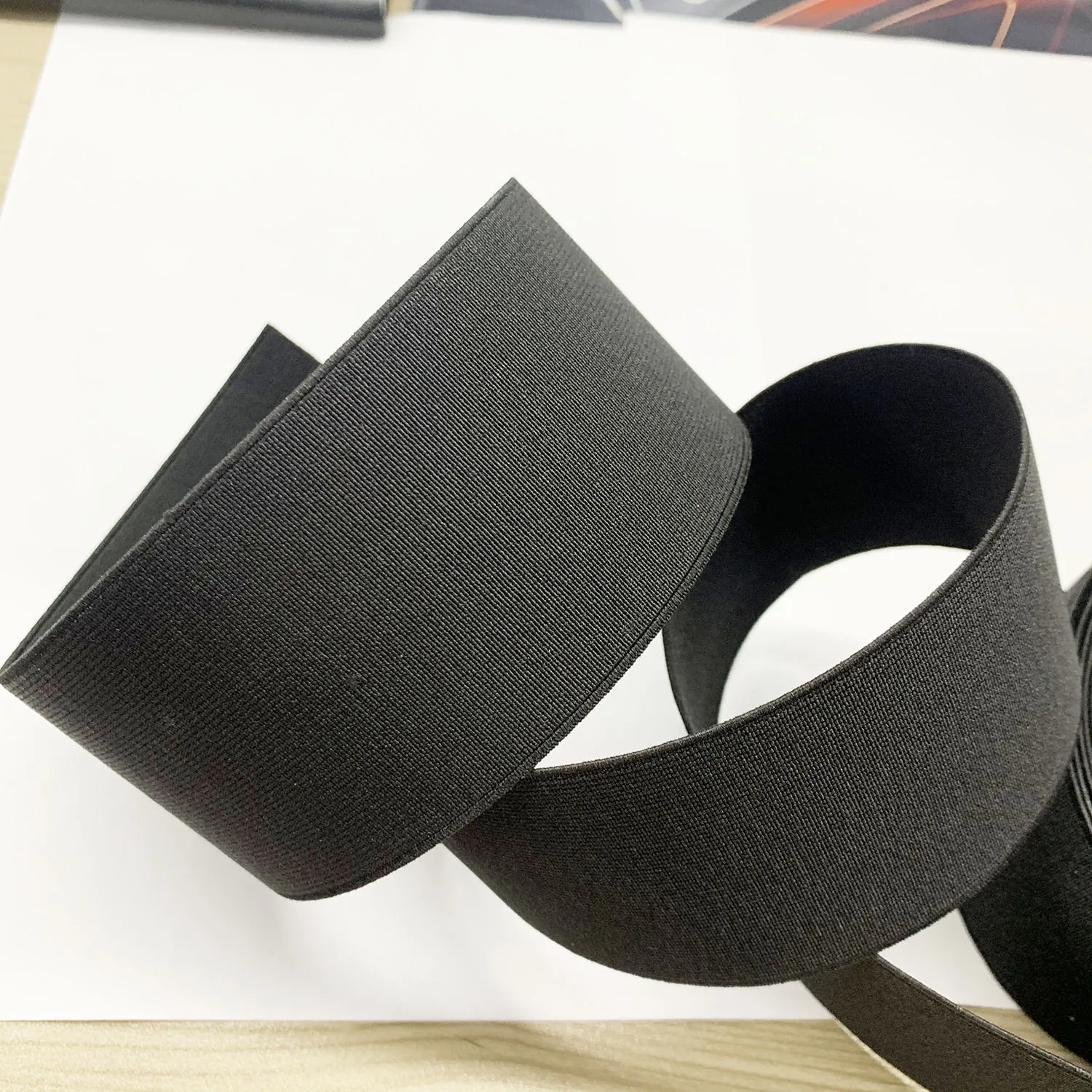 6cm Wide Heavy Stretch High Elasticity Knitted Elastic Band for Sewing Waistband