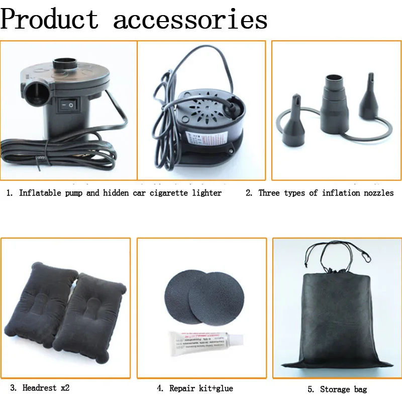 New Hot Sell On Amazon High Quality Promotional Portable Car Air Mattress Bed For Backseat