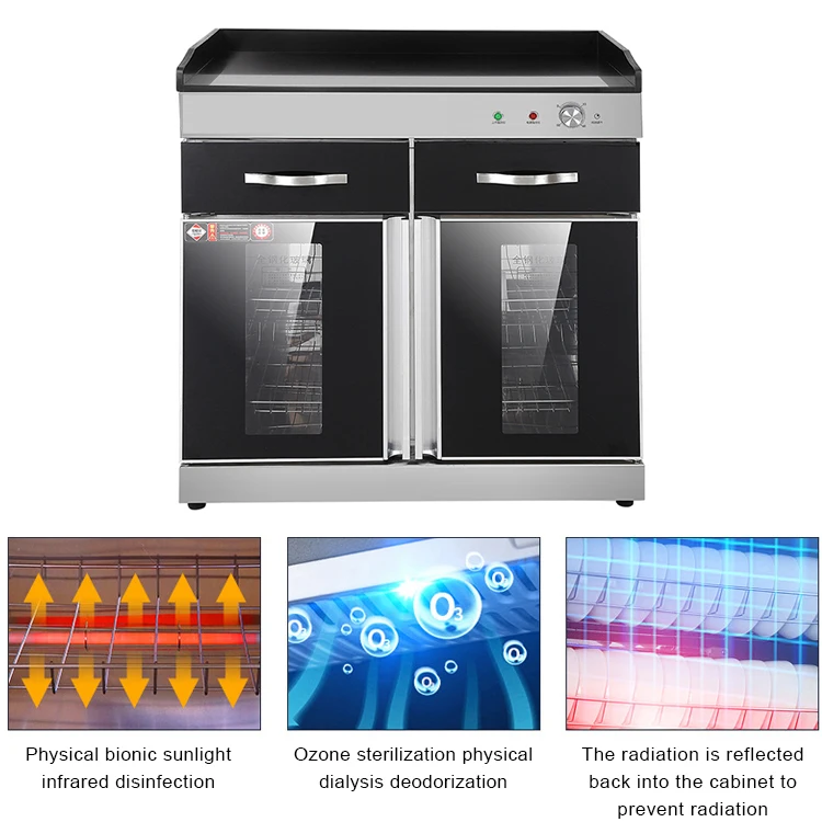 Kitchen Plastic Dustproof Storage Box Dish Dryer Cabinet Baby Bottles Dish Bowls Rack Disinfection Cabinet