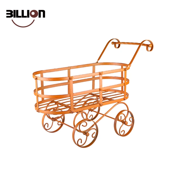 New Design Metal Craft Bicycle Flower Pot Garden Solar Light Pot