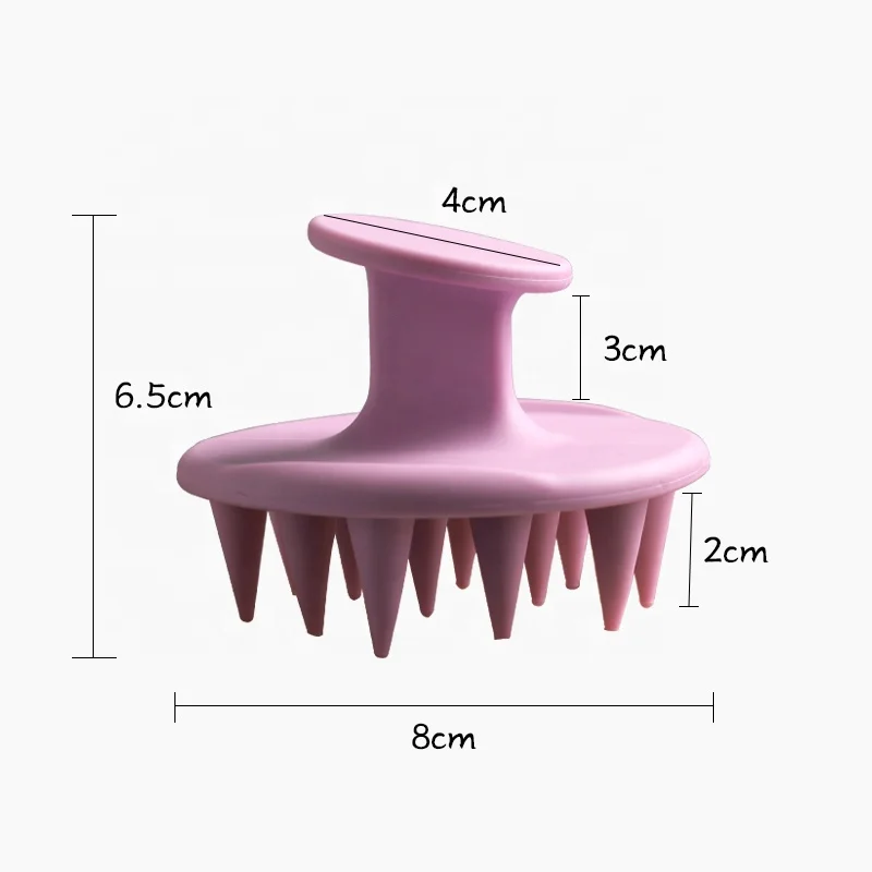 high quality Portable  Baby  Hair Scalp Massager Shampoo Brush With Private Label Hair Soft Silicone Scalp Massager Brush fo