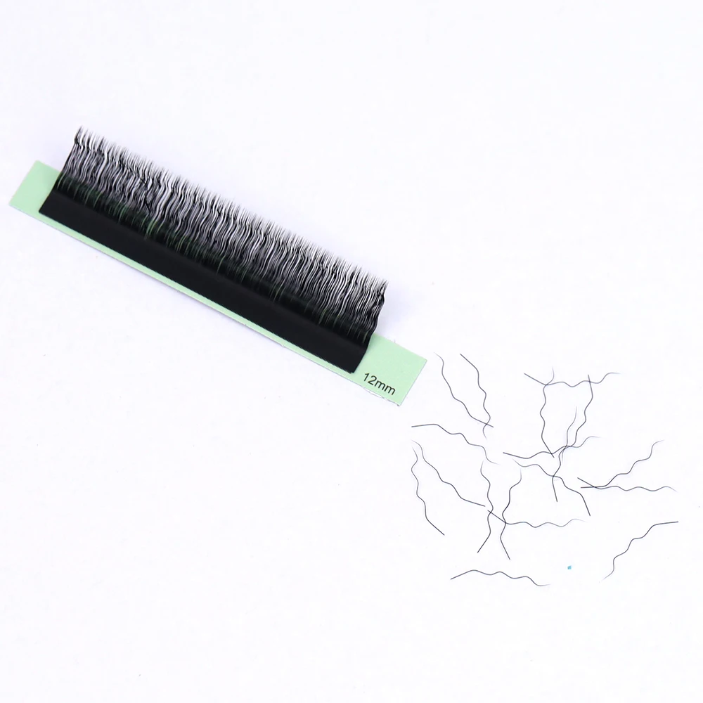 Professional Supplies Custom Private Label Wool Roll Individual Faux Mink Premade Fans Silk Classic Volume Eyelash Extensions