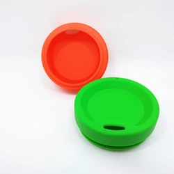 Custom bpa free silicone cup lid colorful silicone stretch lids