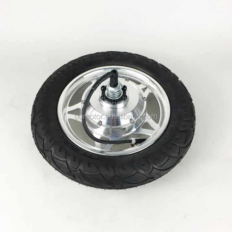 M 12inch compact brushless geared dc hub motor for electric scooters with hall sensors