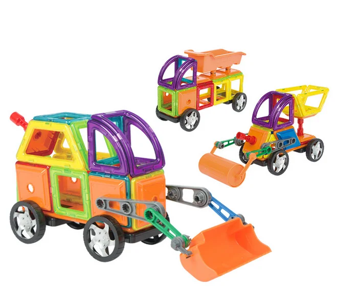 
Creative Magnetic Building Blocks Set Magnetic Car Preschool Educational Toys Kids 