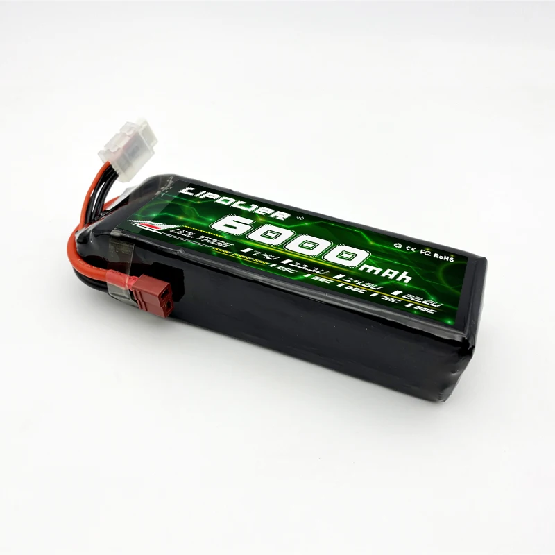6S 6000mAh 30C 60C Li полимерный 7 4 v 11 1 14 8 22 2 Lipo аккумулятор 3s 4s 6s 10s 12s UAV 10000mAh 100c для FPV Дрон