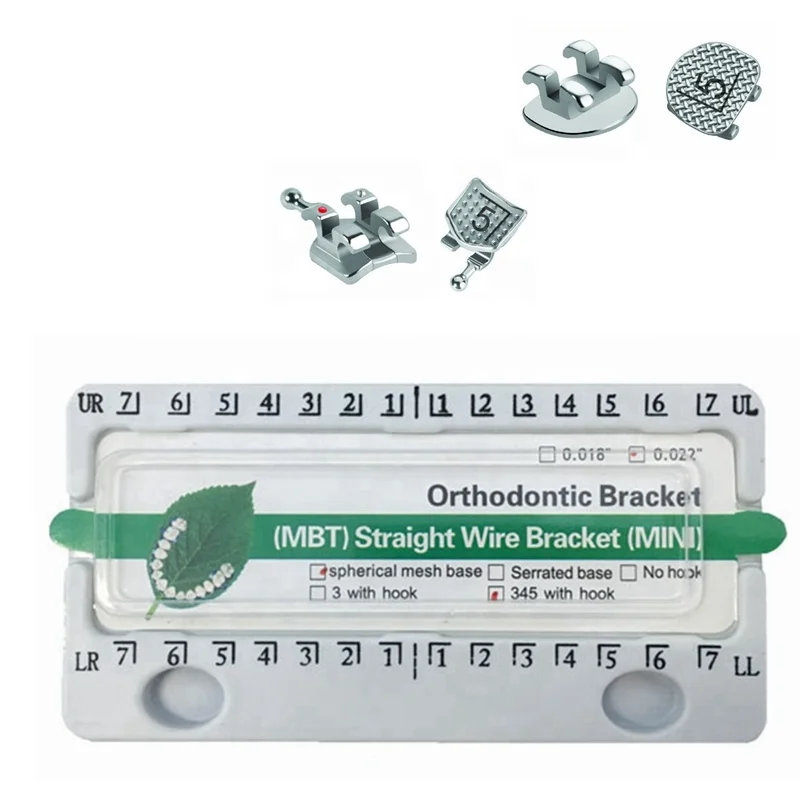 Прямая продажа с китайской фабрики, ортодонтические скобы dentista mini ROTH M/B/T, зубные скобы