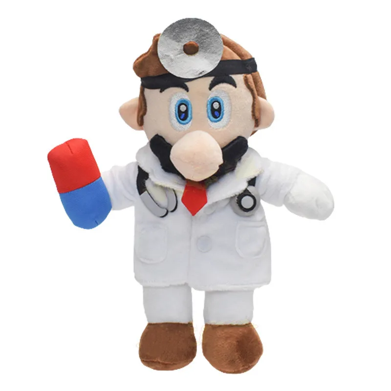 New 9 Inch Dr. Super Mario Doctor Mario Doctor Mary Doll Toy