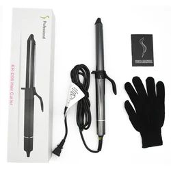 Transparent LCD Display Hair Curler Patented Hair Roller With Rotary Temperature Control