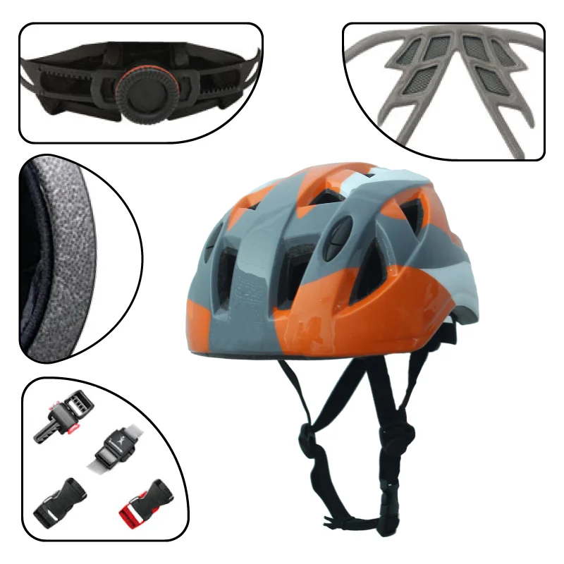 EASETOUR Wholesale Custom Colorful Safety Riding Bicycle Helmet Sport Protective Helmets  for Kids