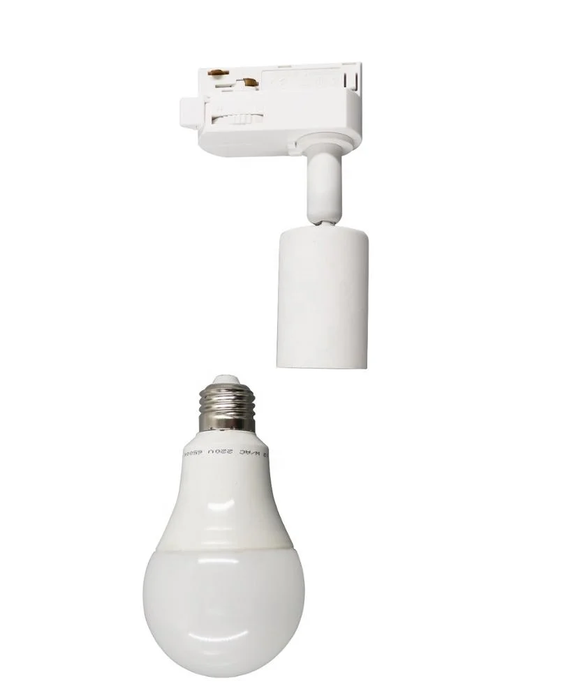 Регулируемый патрон лампы E27, меняющий цвет, линия света, светодиодный прожектор, рельсовый светильник, корпус