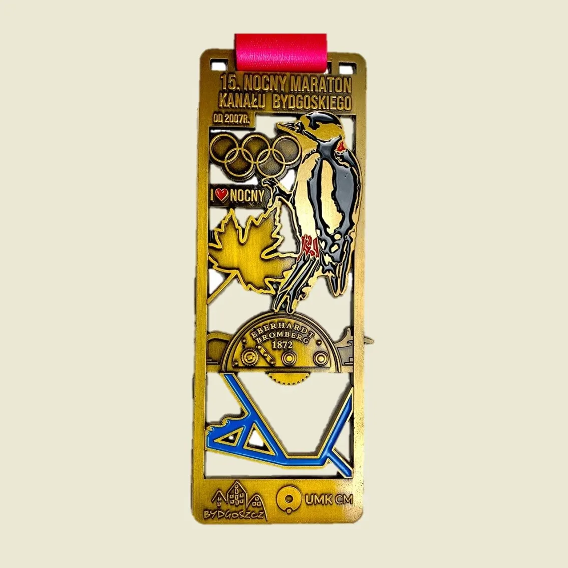 
custom logo high quality french la medal 