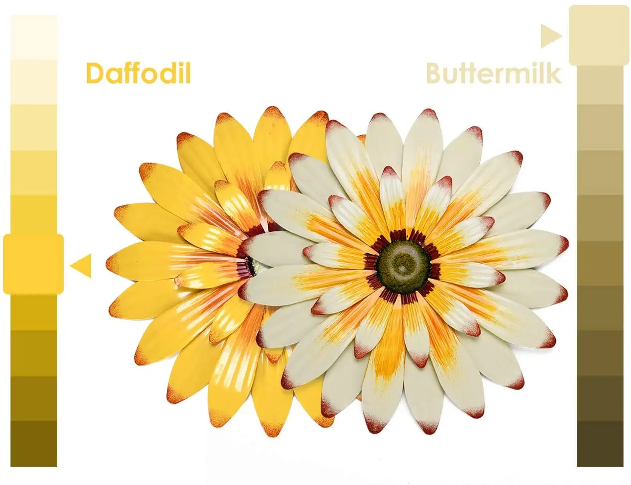 Metal Sunflowers wall decoration hanging in the bedroom living room bathroom office home decoration