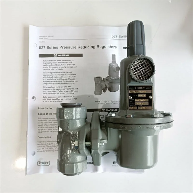 Fisher 627 Series Pressure Reducing Regulator Industrial Regulators 627-1217-29860 627-498 fisher emerson