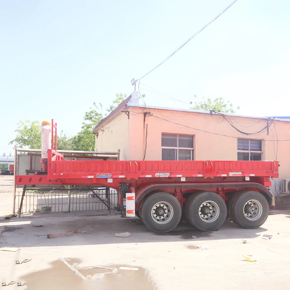 40ft 3/4/5 Axle 40Ton 60Ton Stone Transportation Utility Tilt Equipment Dump Semi Trailer