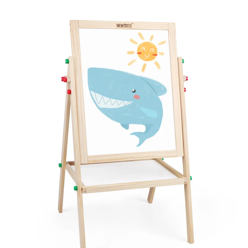 wholesale 2022 washable erasing wooden baby painting pad diy art educational drawing toys kids board for painting