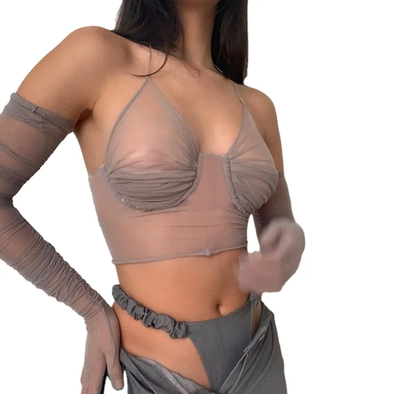 
 CS5102 сексуальный топ горячая девушка в уличном стиле; Топы с v-образным вырезом, с кружевным плетением, Прозрачное нижнее белье Топ  