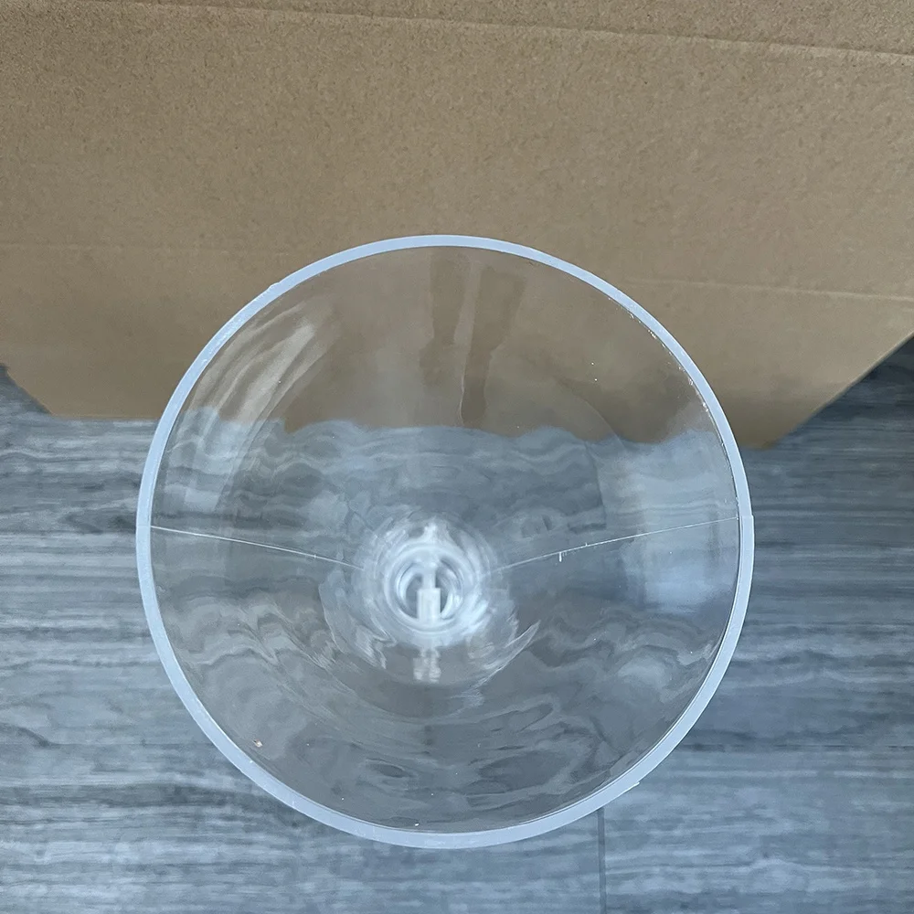 Clear Reversible Floral Wedding Centerpiece Tall Trumpet Vase