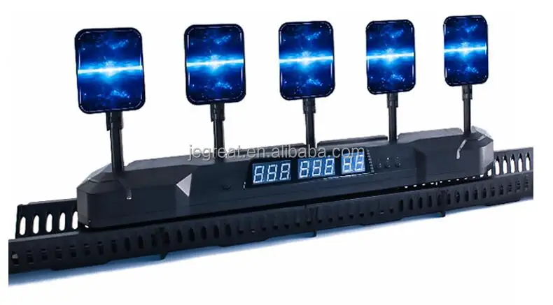 galaxy Design Running 5 Targets Scoring Electronics Shooting Target Auto Reset Games for Kids Practice