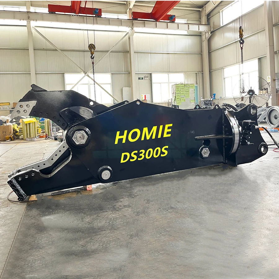 Excavator Hydraulic Eagle Shear For Concrete Block Crushing