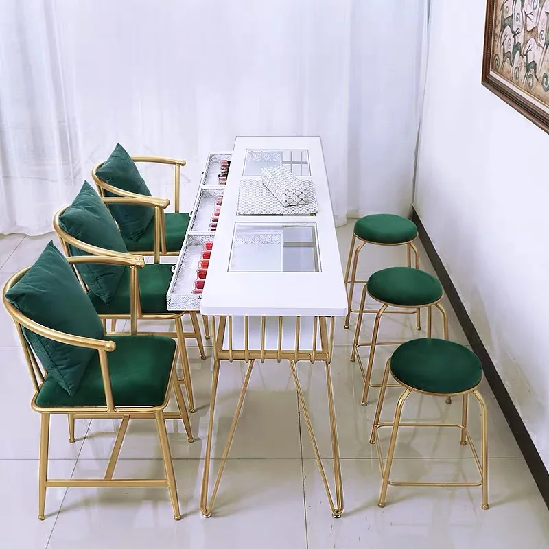 High-quality  China supplier luxury fashion salon nail tables manicure  table nails