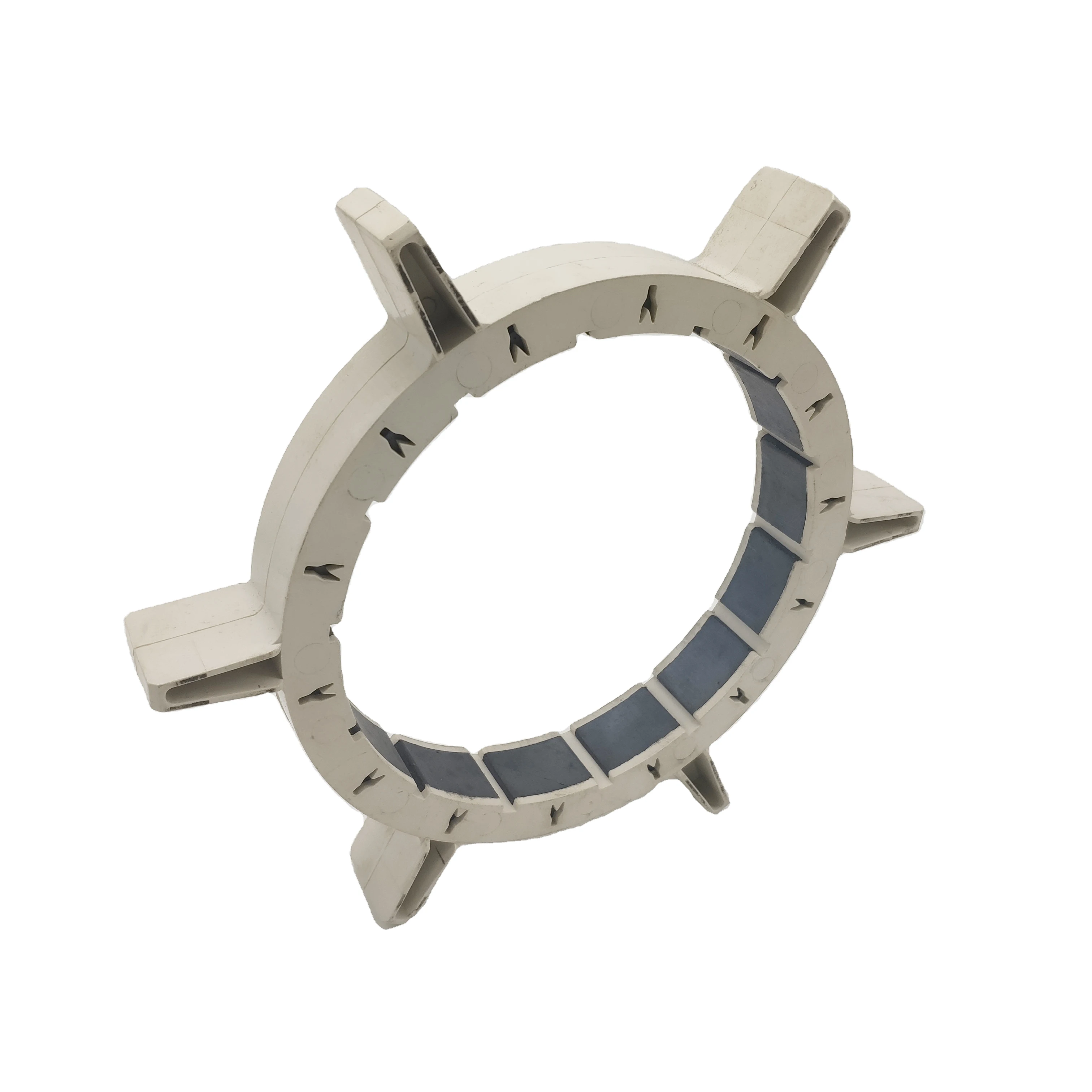 Wholesale   Arc ferrite multipole magnet soft core magnet with cheap price high quality for bldc motor rotor fan magnet ring