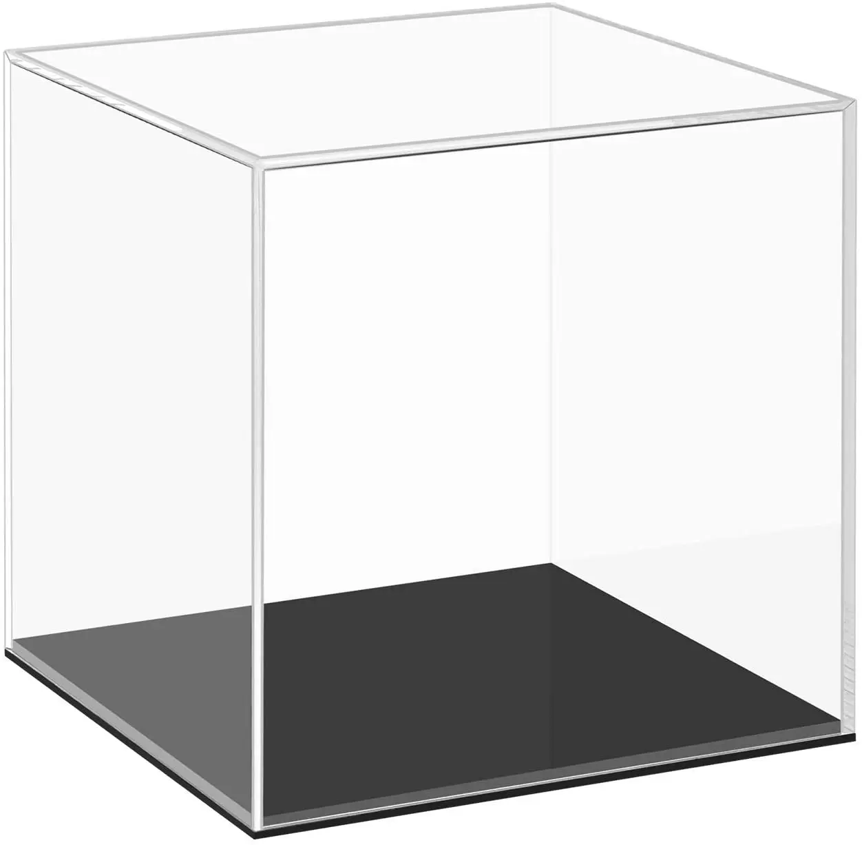 Large volume customized clear acrylic baseball box