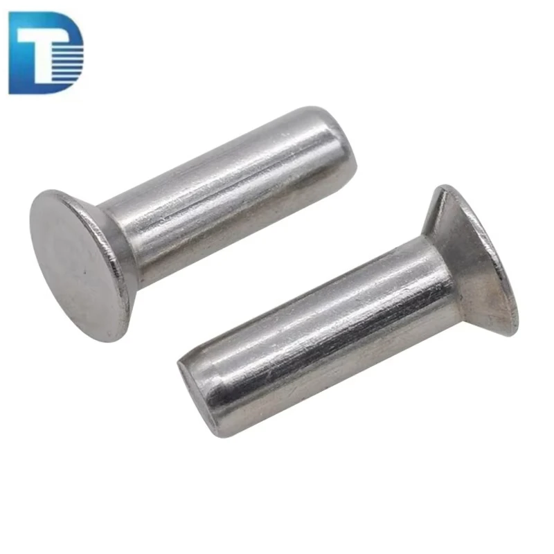 Stainless Steel INOX SS SUS 304 316 316L A2 A4 70 80 Round Thin Mushroom CSK Flat Countersunk Head Solid Rivet DIN 660 302 7338