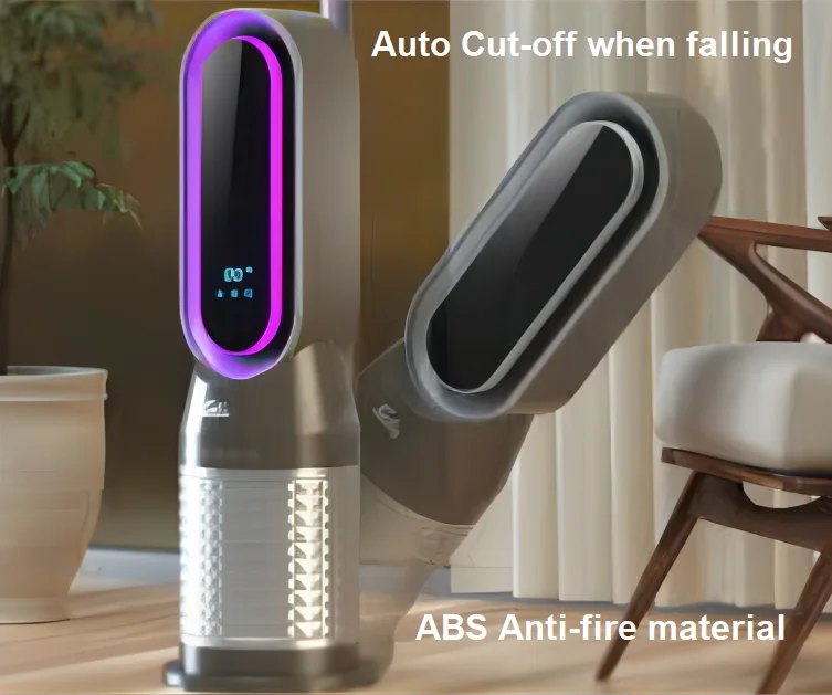 Hot Tower ceramic Heater fans  Remote Control PTC 2000W Cool heat 2in1