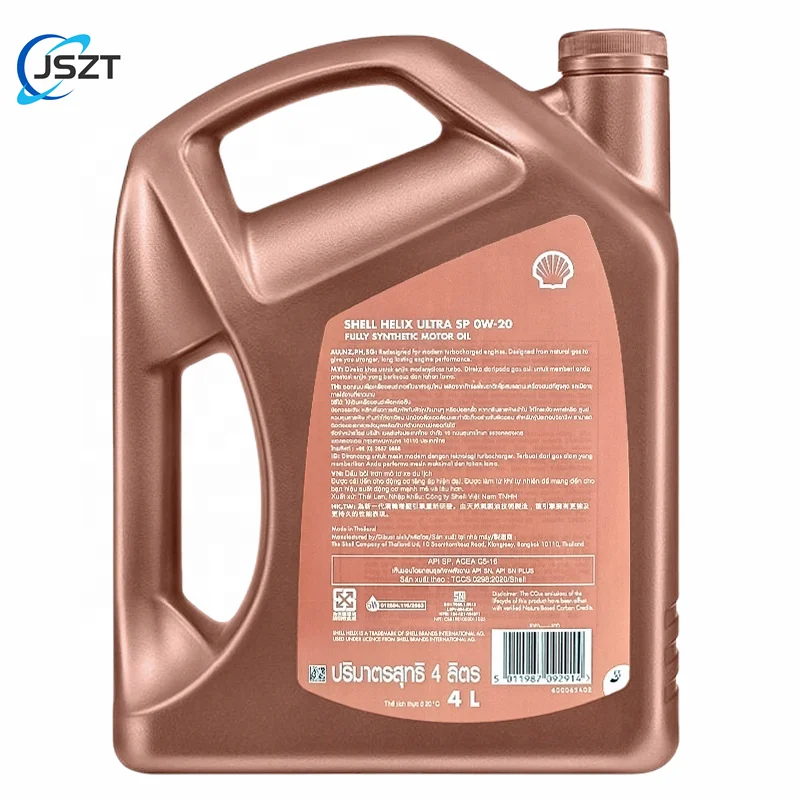 High performance shell brand API grade SAE SP 0W20 0w30 0W40 fully synthetic automobile engine oil