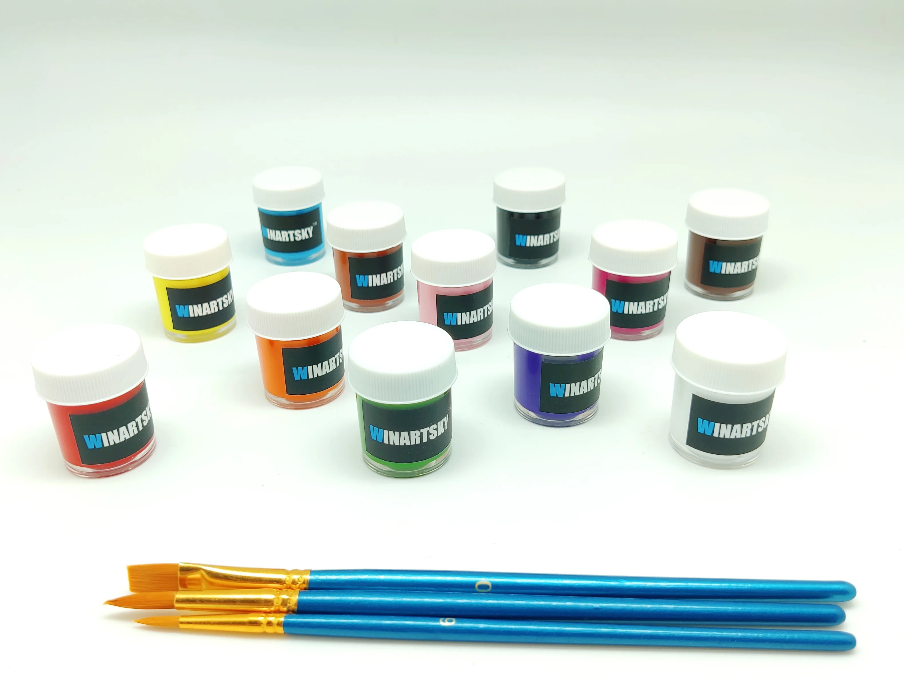  12 Colors 15ml Washable Tempera